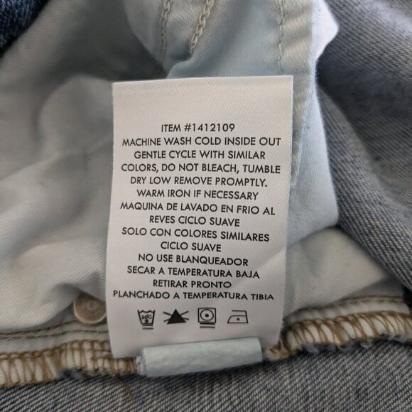 Level 99 Jeans Women's 34 Blue High Rise Skinny Crop Ankle Denim Nostalgic Wash - Picture 12 of 16